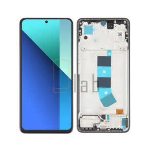 DISPLAY - LCD XIAOMI REDMI NOTE 13 4G OLED NERO CON FRAME 23129RAA4G 23124RA7EO