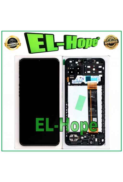 DISPLAY LCD TOUCH FRAME ORIGINALE SAMSUNG A13 4G SM A135 REV FLAT TM GH82-28508A