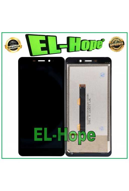 DISPLAY LCD PER ULEFONE ARMOR X10 /X10 PRO TOUCH VETRO SCHERMO ASSEMBLATO NERO