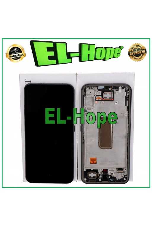 DISPLAY TOUCH ORIGINALE SERVICE SAMSUNG A34 5G SM-A346B FRAME NERO GH82-31200A