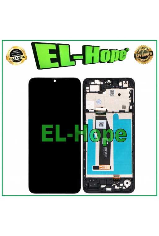 DISPLAY LCD + FRAME PER MOTOROLA MOTO E13 XT-2345 XT2345 TOUCH VETRO SCHERMO