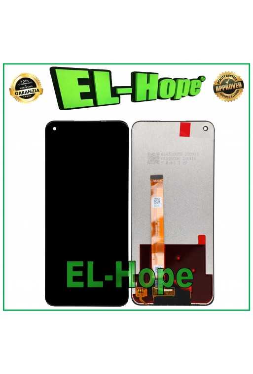 DISPLAY LCD PER OPPO REALME 6S RMX2002 TOUCH SCREEN VETRO SCHERMO NERO