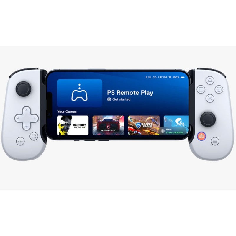 PlayStation BackBone One Controller Per iPhone Comandi Intuitivi, Jack cuffie 3,5 mm | Bianco