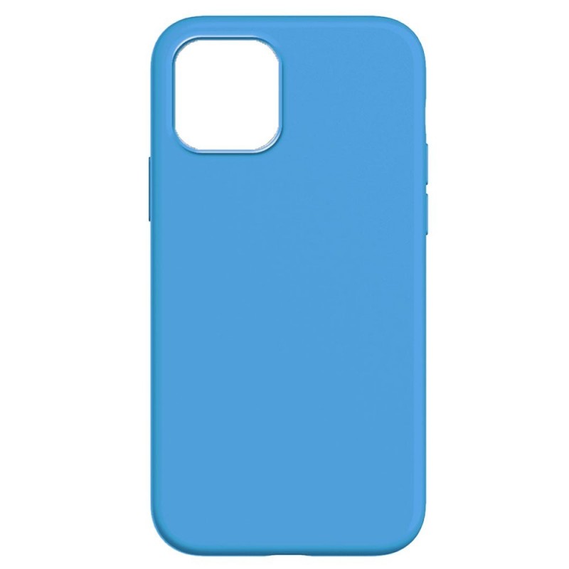 ROVI COLOUR Cover Morbida in Silicone Custodia Soft Touch Per iPhone 15 Turchese