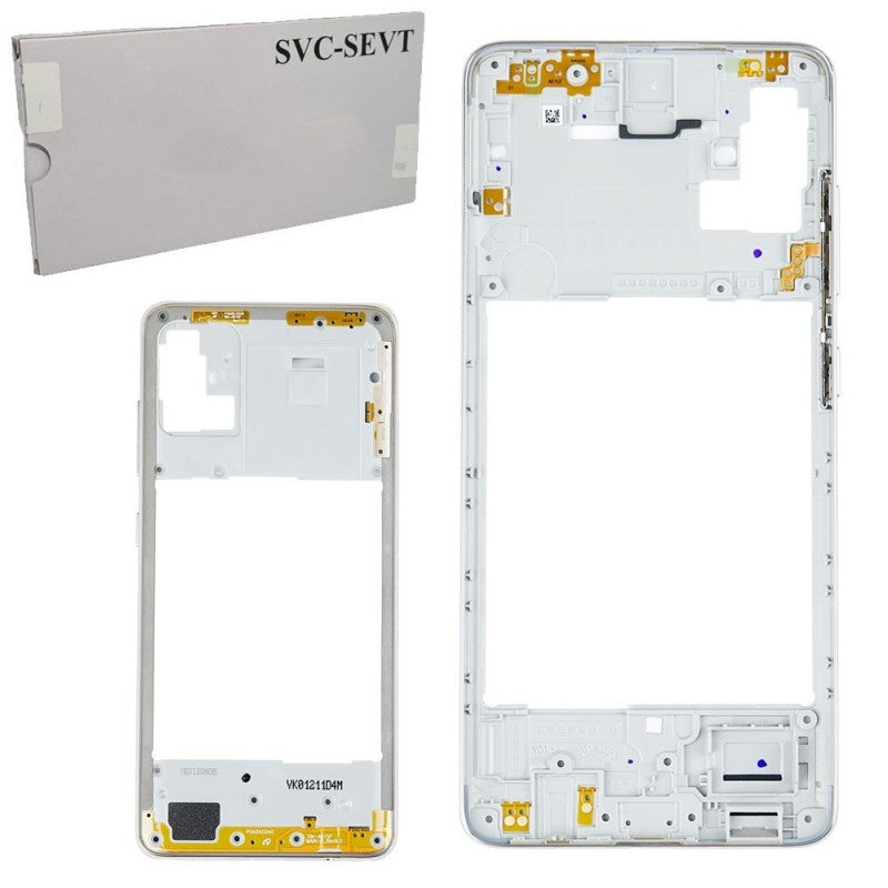 Samsung Middle Cover Originale Service Pack per Galaxy A51 SM-A515F | Bianco