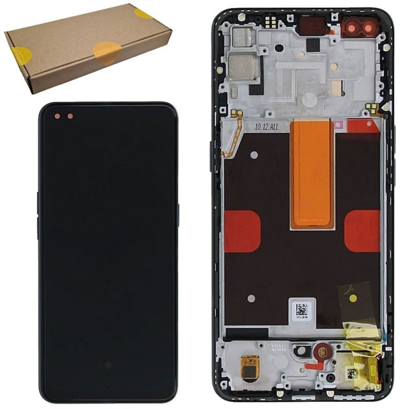 Oppo SERVICE PACK Display LCD ORIGINALE + Frame Per Reno 4 5G | CPH2091 | Nero