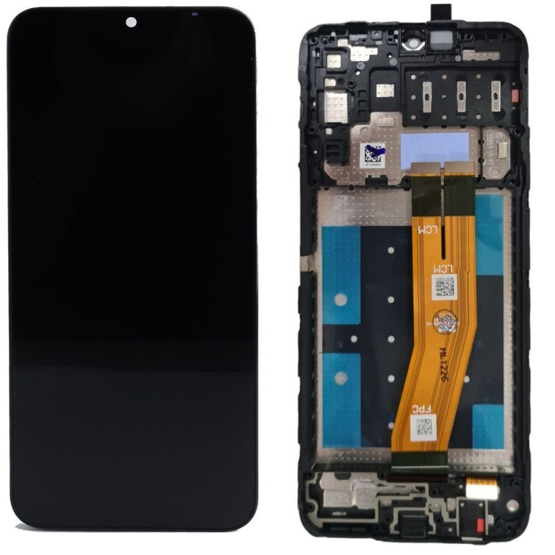 Display LCD + Frame Per Samsung Galaxy A14 4G | SM-A145 | FLAT Brown uguale alla nera