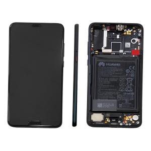 DISPLAY LCD PER HUAWEI P20 PRO NERO CON FRAME 02351WQK 02351WQE SERVICE PACK