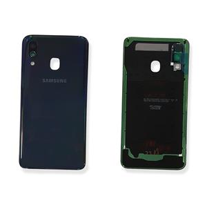 BACK COVER PER SAMSUNG A405F A40 NERO GH82-19406A - SERVICE PACK