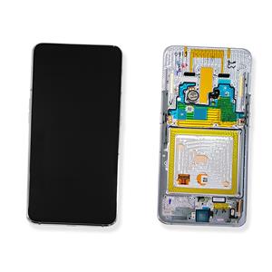 DISPLAY LCD PER SAMSUNG A805F SILVER CON FRAME GH82-20390B GH82-20348B - SERVICE PACK