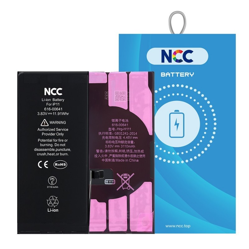 Batteria iPhone 11 Apple Compatibile NCC A2111 A2223 A2221 | ZY Taiwan Chip - 3110mAh