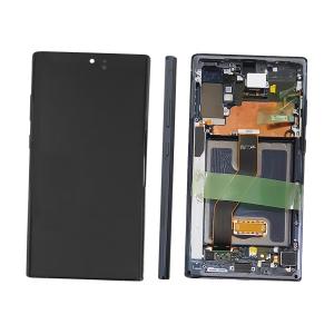 DISPLAY LCD PER SAMSUNG N975F N976B NOTE 10 PLUS NERO CON FRAME GH82-20838A GH82-20900A