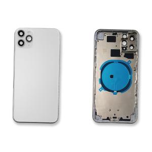 BACK COVER PER IPHONE 11 PRO MAX SILVER CON FRAME COMPATIBILE