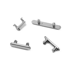 KIT TASTI PER IPHONE 11 PRO - 11 PRO MAX SILVER