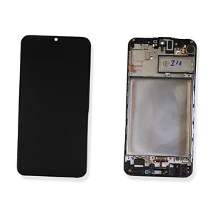 DISPLAY LCD PER SAMSUNG M215F M21 / M307F M30S NERO CON FRAME GH82-21265A GH82-21266A
