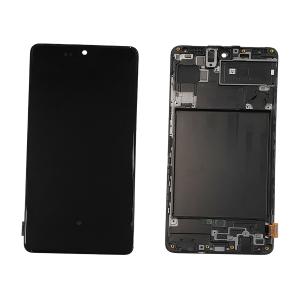 DISPLAY LCD PER SAMSUNG A715F A71 NERO CON FRAME GH82-22152A GH82-22248A SERVICE PACK