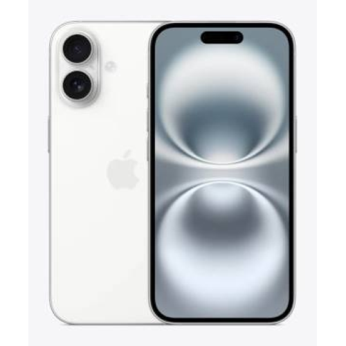 APPLE IPHONE 16 128GB 6.1" WHITE MYE93HN/A