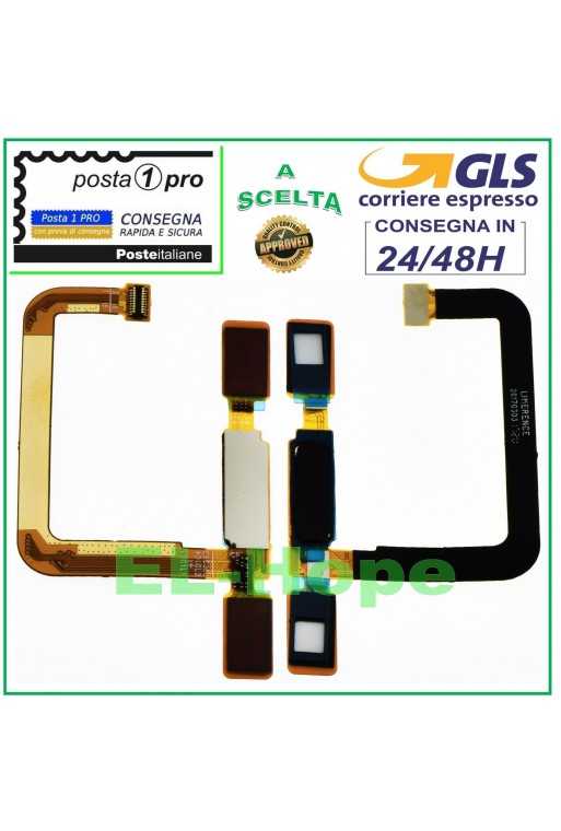 FLAT TASTO HOME SENSORE IMPRONTA DIGITALE FINGERPRINT NOKIA 6 2017 TA-1003 NERO