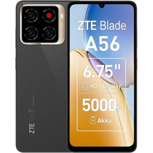 ZTE BLADE A56 4G 4+128GB 6.75" CELESTIAL BLACK EUROPA