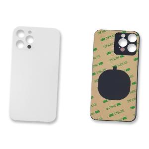 VETRO POSTERIORE PER IPHONE 12 PRO MAX BIANCO (BIG HOLE) COMPATIBILE