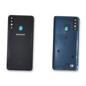 BACK COVER PER SAMSUNG A207F A20S NERO GH81-19446A