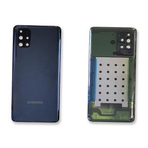 BACK COVER PER SAMSUNG M515F M51 NERO GH82-23415A