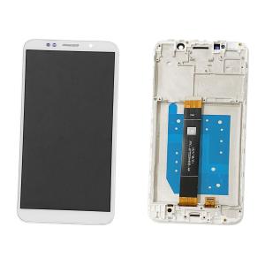 DISPLAY LCD PER HUAWEI Y5 2018 BIANCO CON FRAME