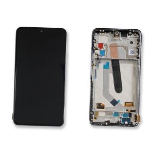 DISPLAY LCD PER XIAOMI MI 11I 5G / MI 11X PRO 5G BIANCO CON FRAME 5600050K1100