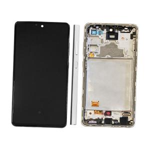 DISPLAY LCD PER SAMSUNG A725F A726B A72 BIANCO CON FRAME GH82-25624D GH82-25463D GH82-25460D GH82-25849D SERVICE PACK
