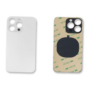 VETRO POSTERIORE PER IPHONE 13 PRO BIANCO SILVER (BIG HOLE) COMPATIBILE