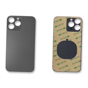 VETRO POSTERIORE PER IPHONE 13 PRO MAX GRAFITE NERO (BIG HOLE) COMPATIBILE