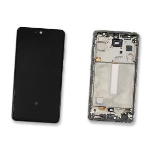 DISPLAY LCD PER SAMSUNG A528B A52S BIANCO CON FRAME GH82-26861D GH82-26863D GH82-26909D SERVICE PACK
