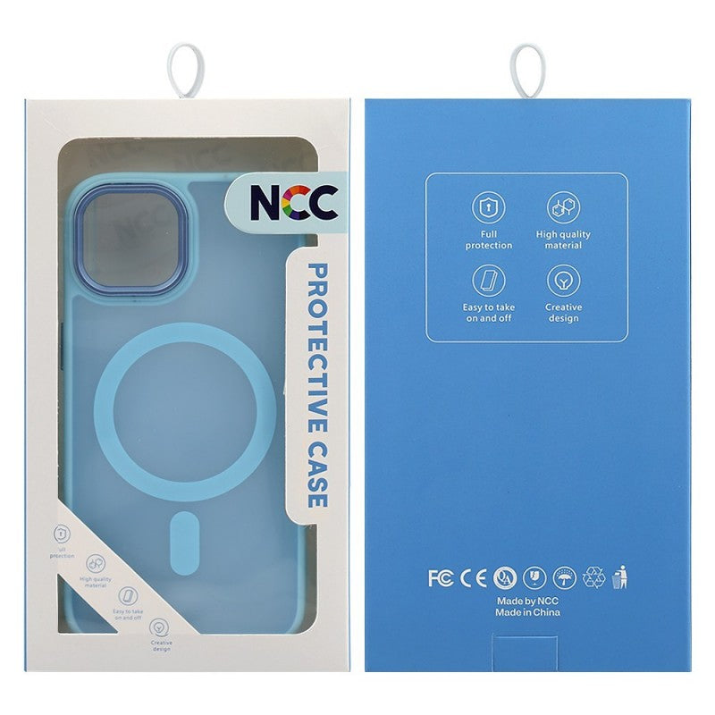 NCC Custodia Protettiva MagSafe Cover Per Apple iPhone 14 Pro | Blue Sierra