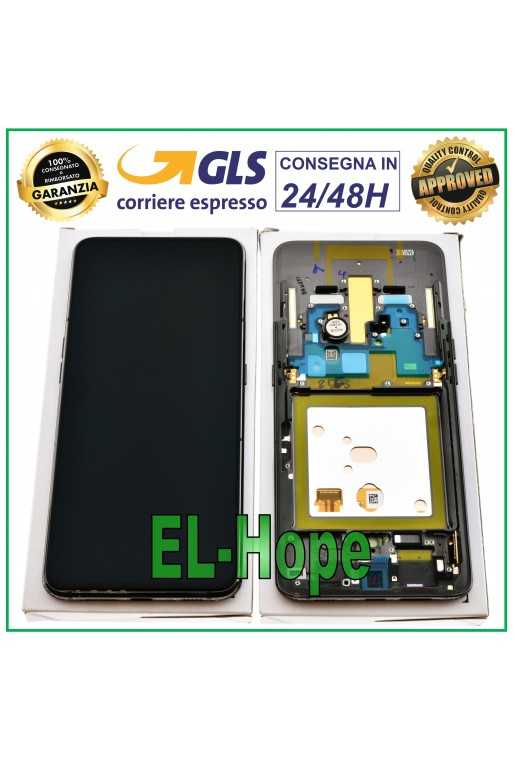 DISPLAY ORIGINALE SAMSUNG A80 SM-A805 SM-A805F TOUCH SCREEN NERO GH82-20348A