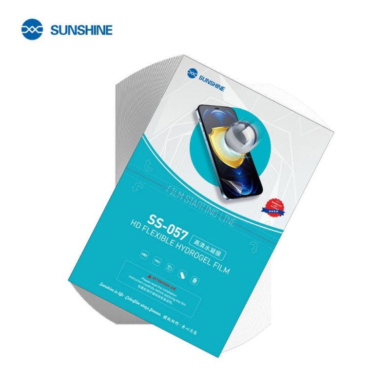 SUNSHINE SS-057 Pellicola in Idrogel HD Membrana Trasparente | 50 pcs