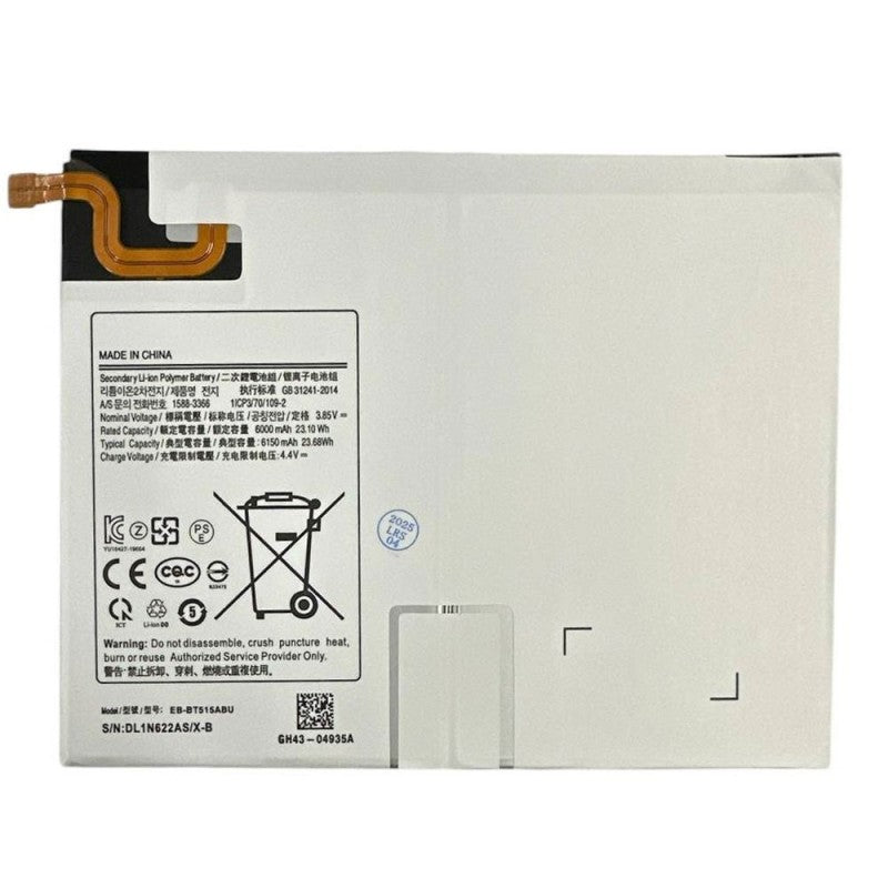 Batteria Compatibile per Samsung Galaxy Tab A 10.1 (2019) / T510 / T515 | EB-BT515ABU