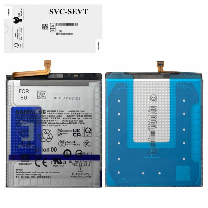 Samsung Service Pack Batteria EB-BS721ABE Originale per Galaxy S24 FE S721