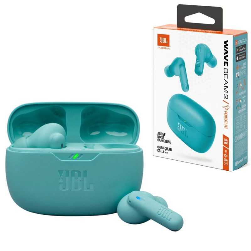 JBL Wave Beam 2 Auricolari Bluetooth True Wireless IP54 Pure Bass Multipoint | Blu