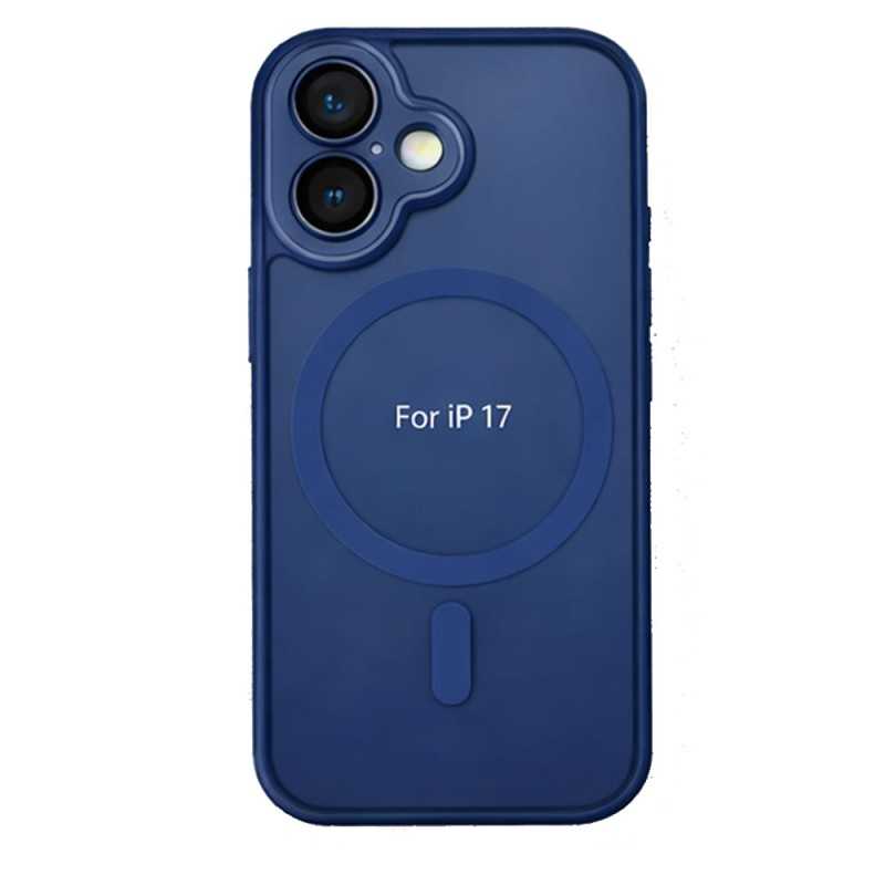 Custodia Protettiva iPhone 17 MagSafe con Protezione Vetro Fotocamera | Dark Blue - BULK