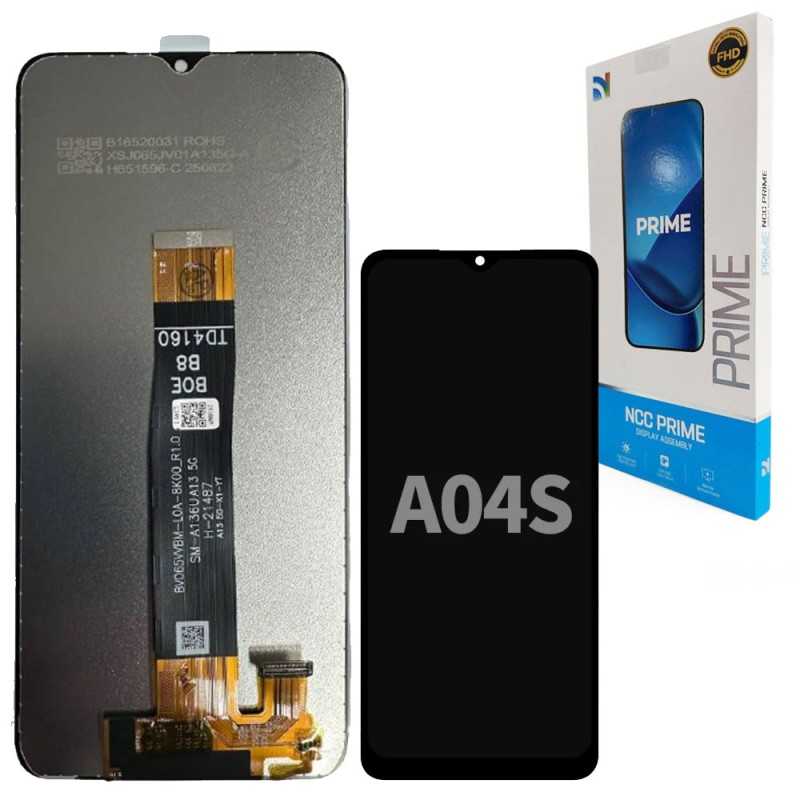 Display LCD NCC PRIME OEM MATERIAL Per Samsung Galaxy A04S | A047F A047M | FLAT A136U BOE B8