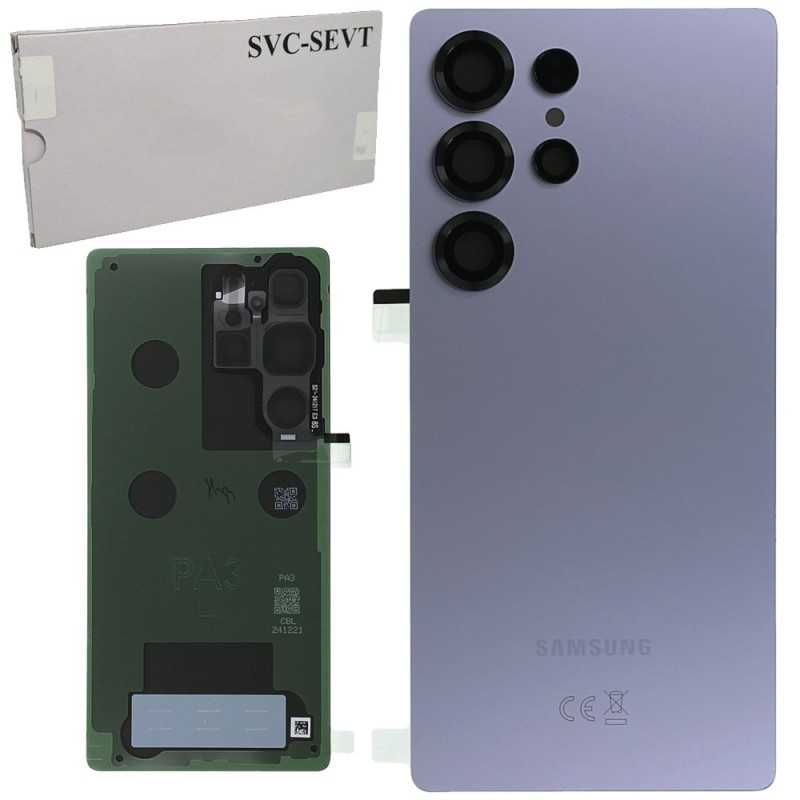 Samsung Back Cover Originale Service Pack per Galaxy S25 Ultra 5G S938B | Titanium Silver Blue
