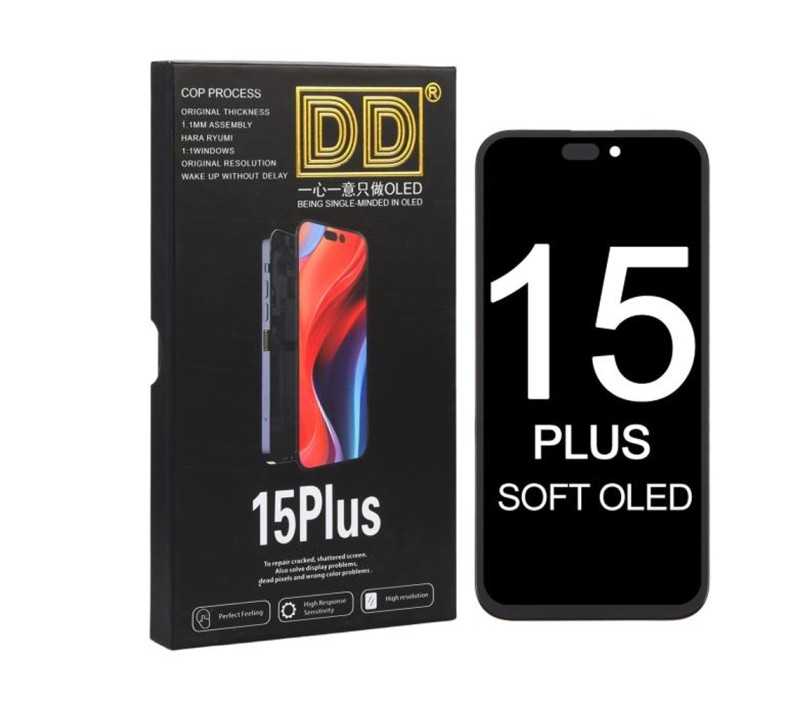 Display LCD Apple iPhone 15+ Plus DD SOFT OLED COP 90Hz | IC INTERCAMBIABILE