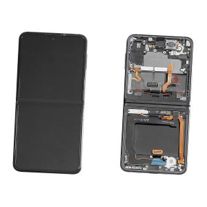 DISPLAY LCD PER SAMSUNG F711B Z FLIP 3 5G NERO GH82-27243A GH82-27244A - SERVICE PACK
