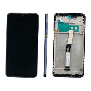 DISPLAY LCD PER XIAOMI REDMI NOTE 9S / 9 PRO GRIGIO TARNISH CON FRAME