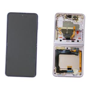 DISPLAY LCD PER SAMSUNG F711B Z FLIP 3 5G LAVANDA GH82-27243D GH82-27244D - SERVICE PACK