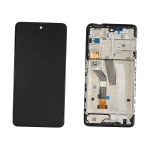 DISPLAY LCD PER MOTOROLA XT2171 MOTO G51 NERO CON FRAME 5D68C20028