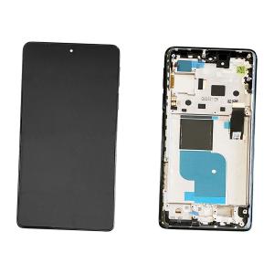 DISPLAY LCD PER MOTOROLA XT2201 MOTO EDGE 30 PRO NERO CON FRAME 5D68C20654 5D68C20276 5D68C20263
