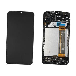 DISPLAY LCD PER SAMSUNG A135F A13 NERO CON FRAME GH82-28508A GH82-28653A (FLAT SM-M236B V06 TM LTPS)