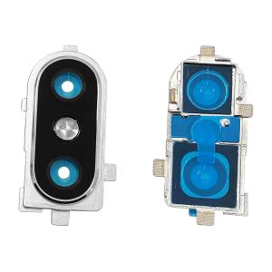 VETRO FOTOCAMERA POSTERIORE PER XIAOMI MI 8 CON FRAME SILVER 5603600020B6