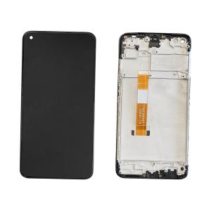 DISPLAY LCD PER OPPO A52 CPH2061 CPH2069 NERO CON FRAME